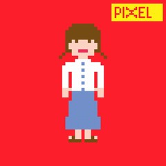 pixel character