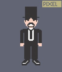 pixel character
