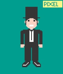 pixel character