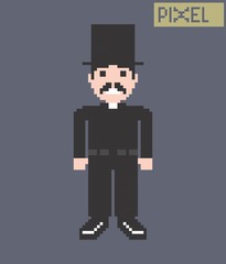 pixel character
