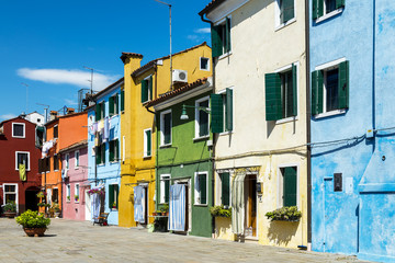 Fototapeta na wymiar Burano village near Venise