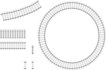 Fototapeta premium railway constructor