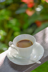 a cup of coffee