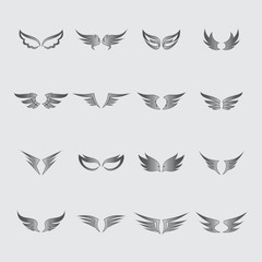 Naklejka premium wing art