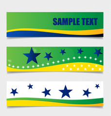 Brazil , Flags concept design. Vector illustration.