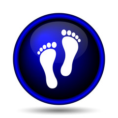 Fototapeta na wymiar Foot print icon