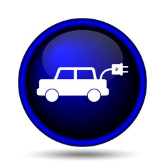 Electric car icon