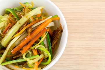 Vegetables in soy sauce