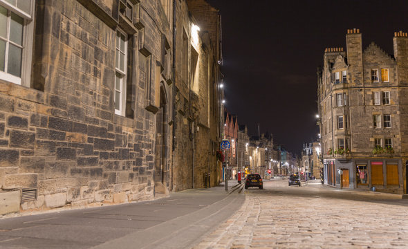 Royal Mile at night, Edinburgh