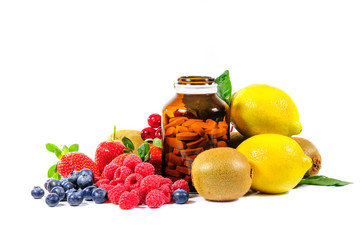 Vitamin C and mix fruit