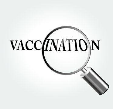 Vector vaccination concept illustration