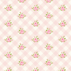 Retro rose pattern 6