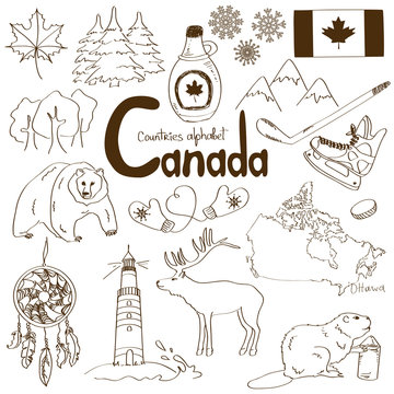 Collection of Canada icons