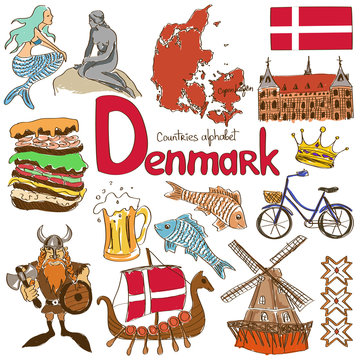 Collection of Denmark icons
