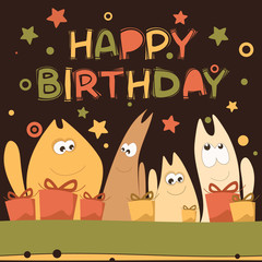 Fototapeta premium Birthday card