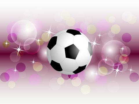 Soccer/football ball vector background