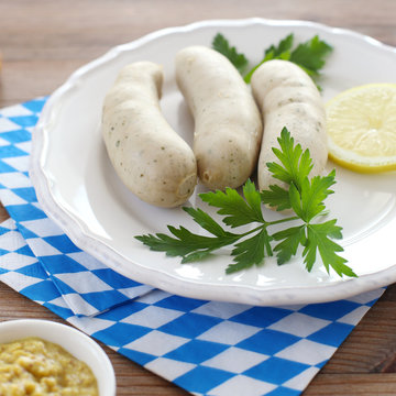 Oktoberfest meal: Weißwurst