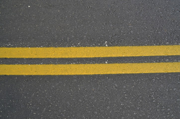 Fototapeta premium street yellow line
