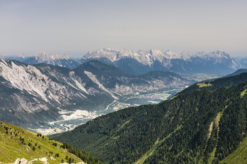 Fototapeta premium Inn Valley in Austria