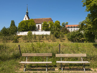 Basel, Bettingen, St. Chrischona, Kirche, Zweisamkeit, Schweiz