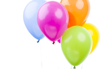 Colorful Balloons on White Background - 67095822