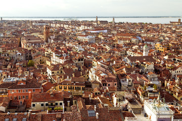 Obraz premium Aerial View of Venice during Spring Day