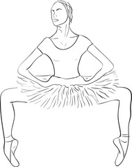 Silhouette of dancer