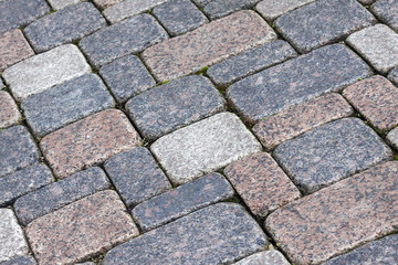 Stone pavement background