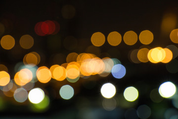 Abstract circular bokeh background