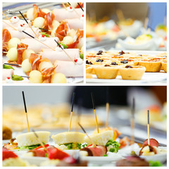 Catering Buffet Collage