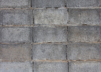 White brick wall for background or texture
