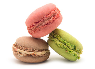 Tasty colorful macaroon