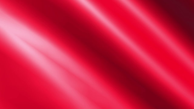 Looping animated shiny red cloth
