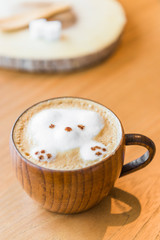 Bear Latte coffee