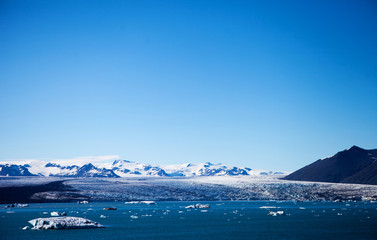 Iceberg Lagoon, Jokulsarlon lake, Iceland