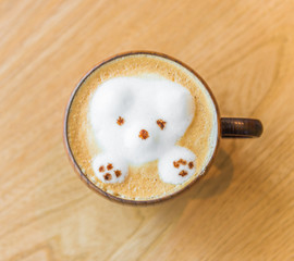Bear Latte coffee