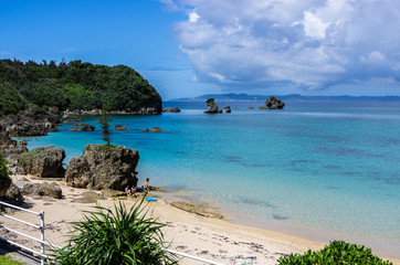 A View of Tsuken Island Beach