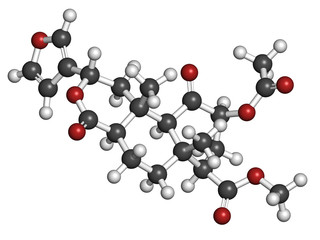 Salvinorin A entheogen molecule. Psychotropic molecule.