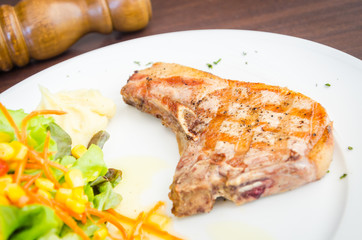 Pork chops steak
