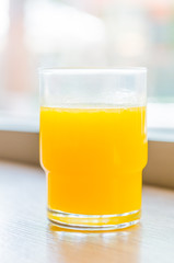 Orange juice glass
