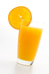 Orange juice glass