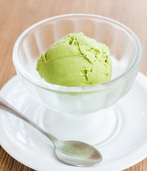 Ice cream green tea