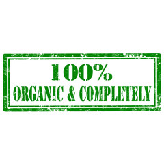 Organic & Completely-stamp