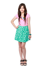 Casual woman with arms crossed