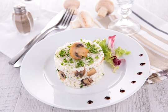 risotto with mushroom