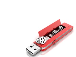 USB flash drive 3D