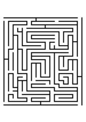 labirent çizim