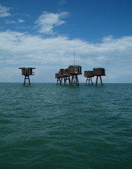 Fototapeta na wymiar Thames Estuary - Sea Defence Forts 3