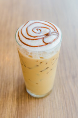 Iced mocha coffee