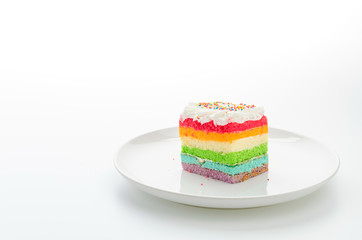 Rainbow cake